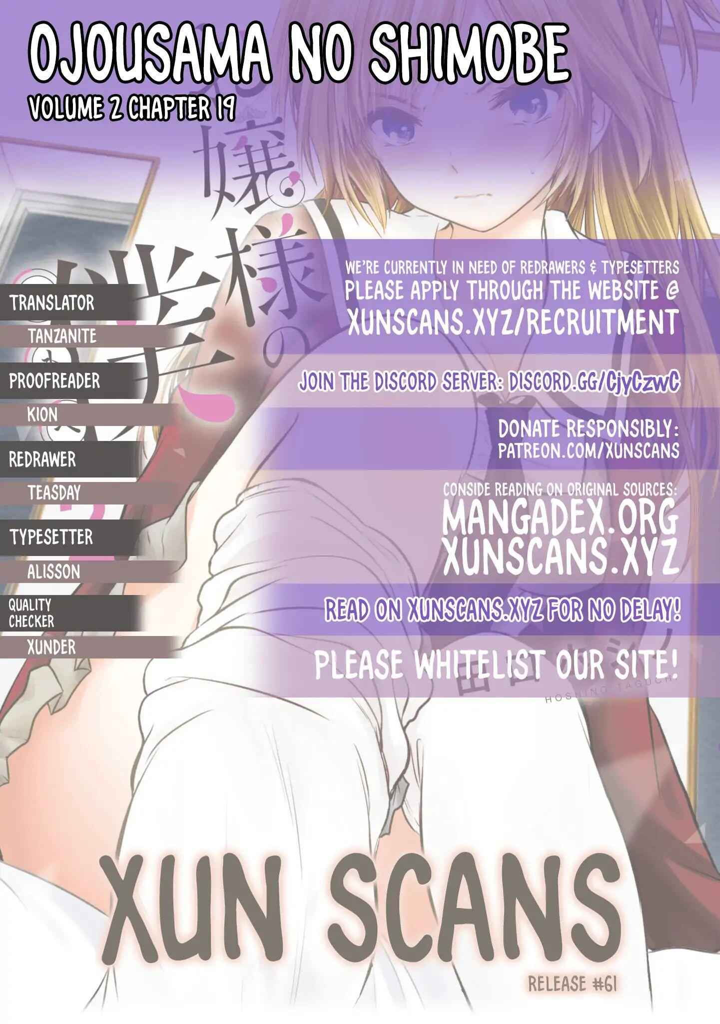 Ojousama No Shimobe Chapter 19 1